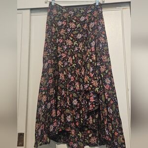 NWT Molly Bracken Floral Midi Skirt